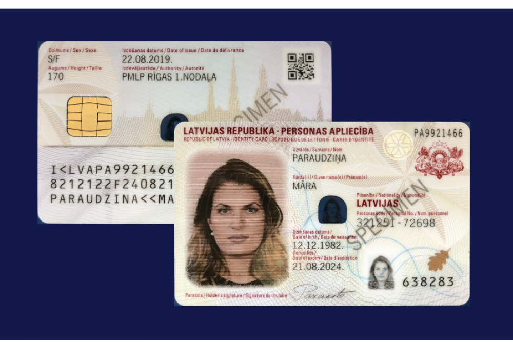 Sāk izsniegt jauna parauga ID kartes. Kā mainās valsts nodeva