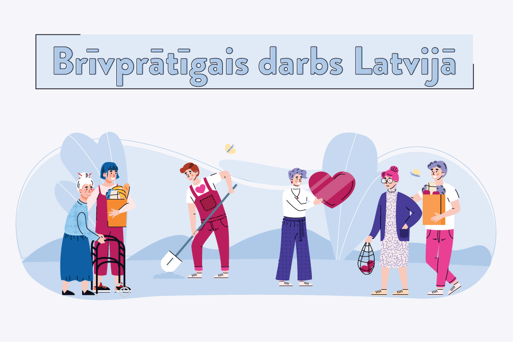 Latvijā brīvprātīgā darba veikšanā iesaistīti vien 24% iedzīvotāju