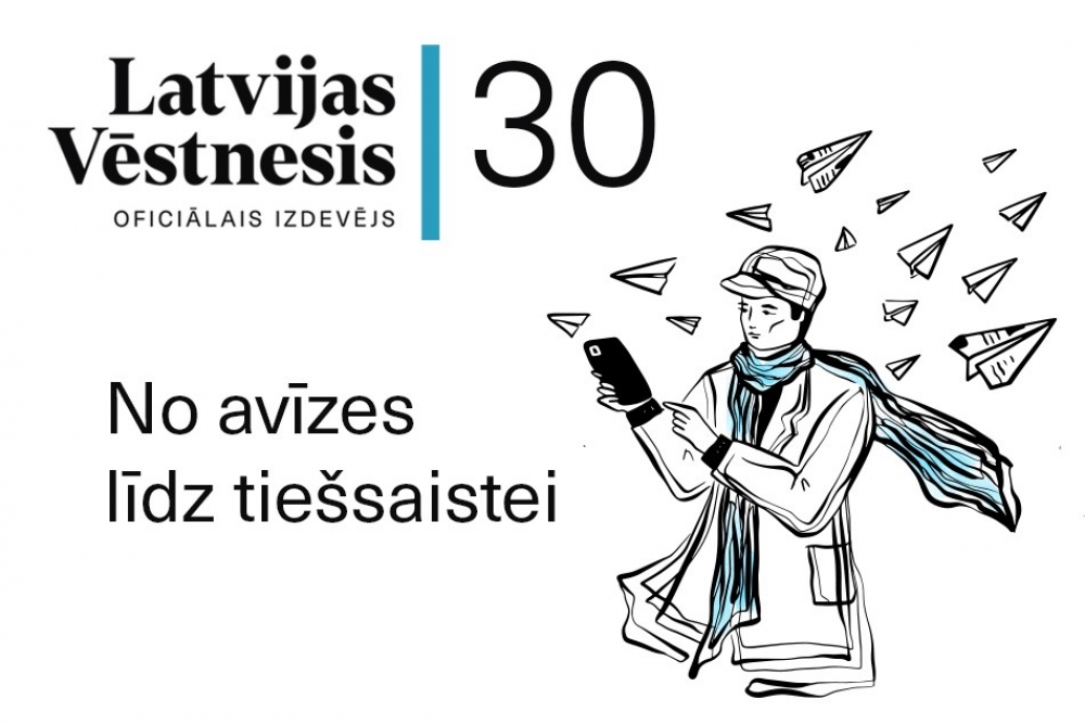 “Latvijas Vēstnesim” 30. No avīzes līdz tiešsaistei