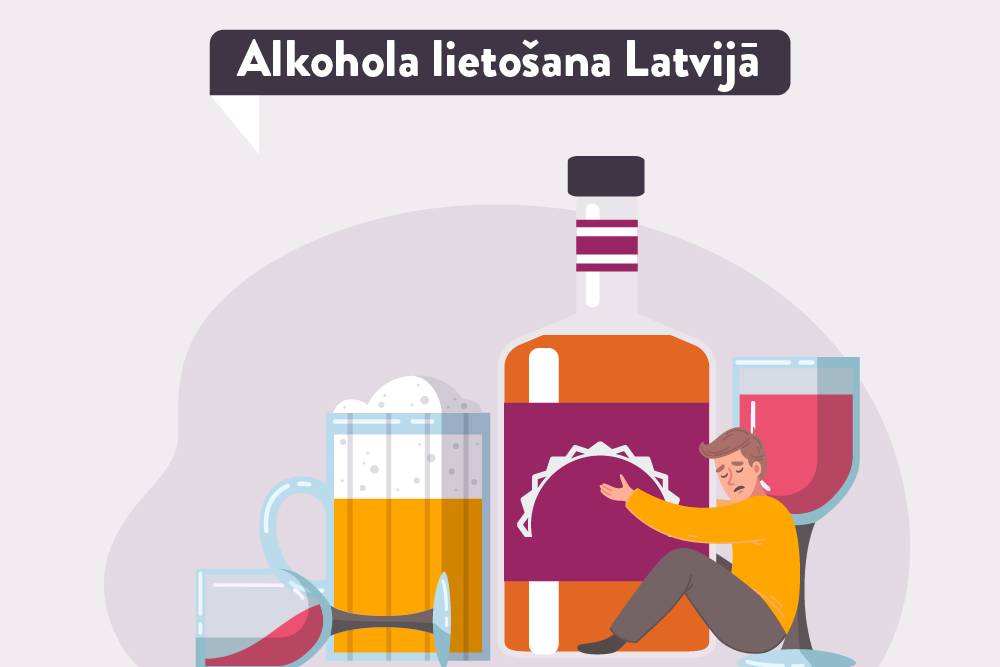 Alkohola radītais kaitējums veselības nozarē – 56,6 miljoni eiro