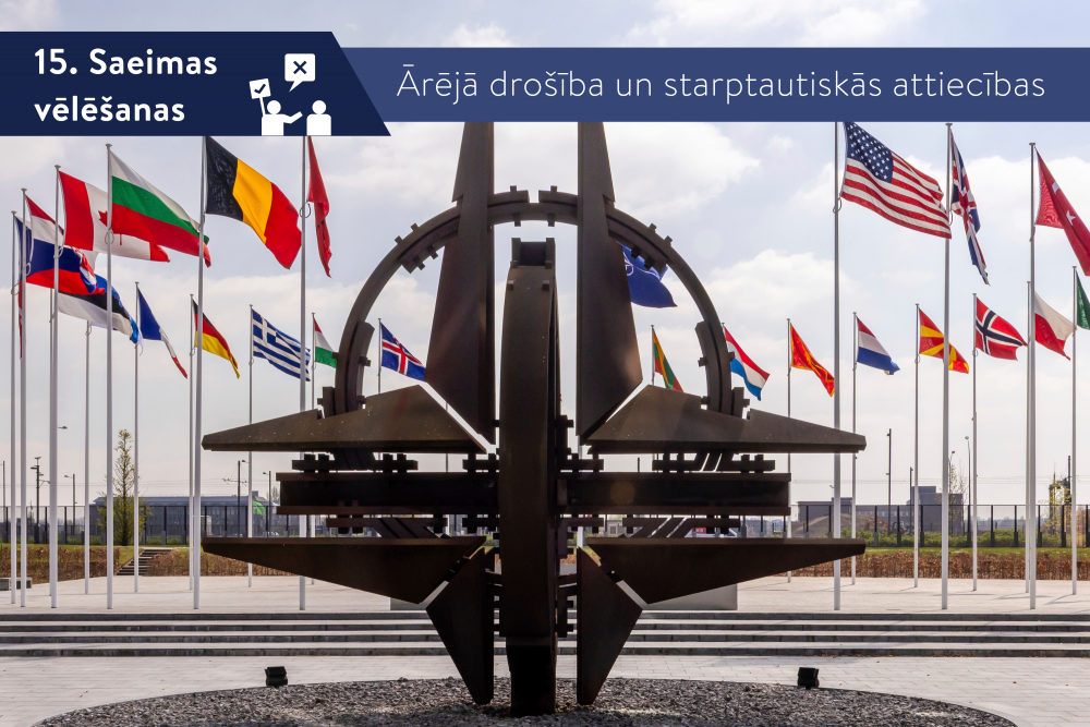Lasām partiju programmas. Ārējā drošība un starptautiskās attiecības