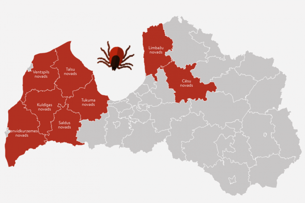 Paplašināts novadu skaits, kuros deklarētie bērni var saņemt bezmaksas vakcināciju pret ērču encefalītu