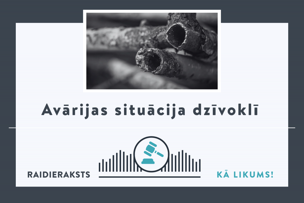 Avārijas situācija daudzdzīvokļu mājā. Kā pareizi rīkoties?