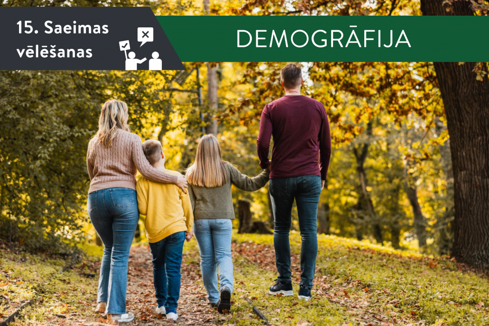 Lasām partiju programmas. Demogrāfija
