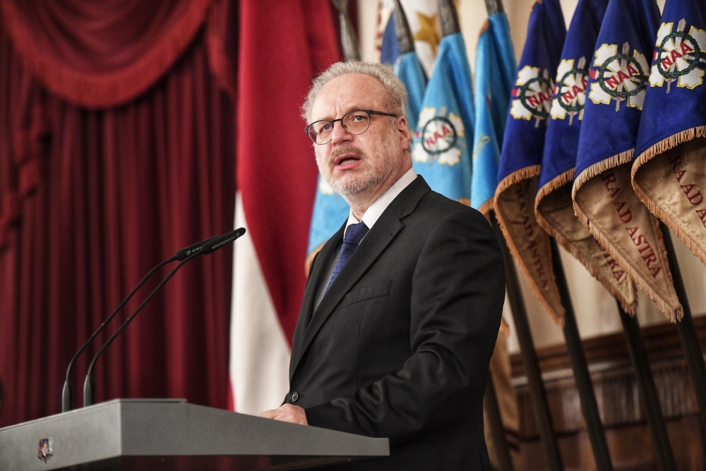 Фото президента латвии. Эгилс Левитс.